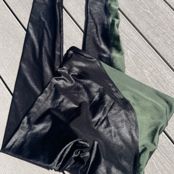 KORAL Chase Limitless High Rise Infinity Leggings Green Black MEDIUM M - Picture 5 of 5